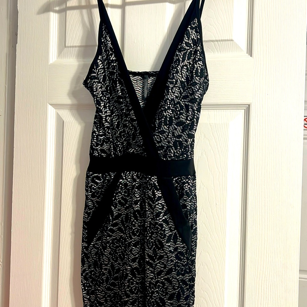 Jacaranda black and silver detailed nighttime jump suit